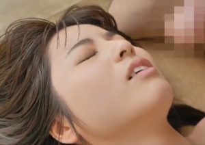朝比奈ななせにどぴゅっと顔射！綺麗なお顔を精子で汚されちゃうｗ