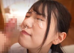 蒼乃美月に大量連続顔射！美少女ぶっかけフェチは必見ですよｗ